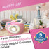 KLIM Candy Kids Portable CD Player, New Version 2024, FM Radio, Batteries Included, Cute Pink Boombox for Kids