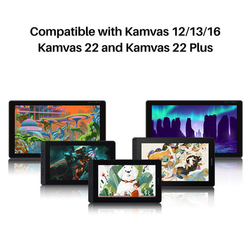 HUION Full-Featured USB-C to USB-C Cable Support USB3.1 GEN2 DP Signal for Kamvas 12/13/16/22/24 Graphic Tablet, 3.2ft