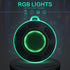 Portable Bluetooth Speaker with HiFi Stereo Sound, IP7 Waterproof with Suction Cup for Outdoor and Shower Use