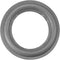 Speaker Foam Edge Surround Rings Rubber Perforated Subwoofer Rings Replacement Parts - 4.5inch / Black