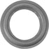 Speaker Foam Edge Surround Rings Rubber Perforated Subwoofer Rings Replacement Parts - 4.5inch / Black