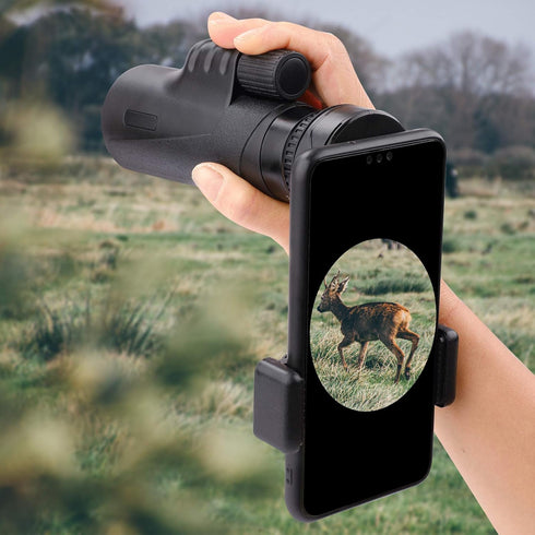 LAKWAR Telescope Phone Adapter - Universal Cell Phone Mount for Binoculars, Monocular, Microscope, Smartphone Holder