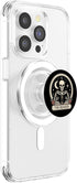 PopSockets MagSafe PopGrip for iPhone, The Reader Tarot Skeleton Gothic Bookish Lover