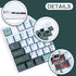 Double Shot Botanical Keycaps 173 Keys - Cherry Profile PBT Custom Keyboard Keycaps Set with 7u Spacebar for Mechanical