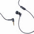 JLab J6MS Black Stereo to Mono In-Ear Single Earbud, Style Headset, 3.5mm Jack, Enterprise Class Microphone.