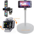 ChargerCity 360° Swivel Adjust Smartphone Holder with Tripod Microphone Stand Adapter for All Smartphones up to 3.6"