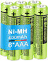 EOCIK NI-MH AAA Rechargeable Batteries for Panasonic Cordless Phones,400mAh 1.2V AAA Rechargeable Battery
