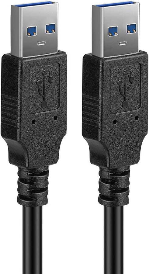 USB Flush Mount Cable, 1 Meter 3ft Dual USB 3.0 Ports Panel Mount Extension Cable for Car Boat Motorcycle