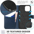 TUCCH Wallet Case for iPhone 12 Mini 5G, TPU Shockproof Inner Shell, PU Leather RFID Blocking Magnetic Stand Flip Cover