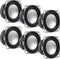 DWEII 6Pcs 2" 4Ohm 3W Full Range Audio Speaker Stereo Woofer Loudspeaker