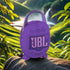 Silicone Cover Case for JBL CLIP 5 Portable Bluetooth Speaker, Soft Skin Sleeve Accessories (Only Case) (Purple)