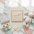 Kate & Milo Wooden Hello World Birth Announcement Photo Prop, Newborn Milestone Sign with Birth Details for Hospital