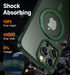 MAGIC JOHN Magnetic Case for iPhone 13 Pro Max - Compatible with Magsafe, Military Grade Shockproof, Green