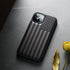 Carveit 15 Magnetic Wooden Case for iPhone Case, Compatible with MagSafe Wireless Chargers, Black Soft TPU Shockproof