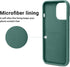 OTOFLY iPhone 14 Pro Case, Silicone Shockproof Slim Thin Phone Case, 6.1 inch, Pine Green