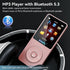 RUIZU 64GB MP3 5.3, 1.8" 80H 128GB Player with Bluetooth Screen Portable Music Player, FM Radio, Voice Recording