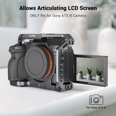 SMALLRIG Camera Cage for Sony Alpha 7S III / A7S III / A7SIII / A7S3-2999