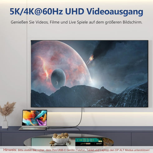 20Gbps USB C 3.2 Gen 2 Cable, Type C 4K@60Hz UHD Video 5A/240W PD3.1 Fast Charge Compatible with Thunderbolt 3/4 (3M)