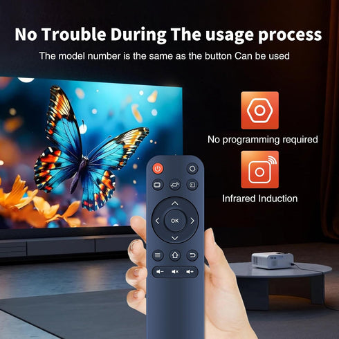 WDZP H1 1080P New Projector Remote Control Replacement fit for HAPPRUN Native Livehouse Cinema Home Projector, NICPOW