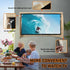 60-65 Inches, 600D Outdoor TV Cover HOMEYA Heavy Duty Waterproof & Weatherproof TV Screen Protector with Double Zipper