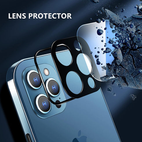 Anti Peeping Case for iPhone 13 Pro Max, Jonwelsy 360 Degree Front and Back Privacy Tempered Glass Cover (Blue)