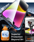 DIMONCOAT 4-PACK Screen Protector for iPhone 14/13/13 Pro - Easy Installation Kit, Military Protection, HD Clear