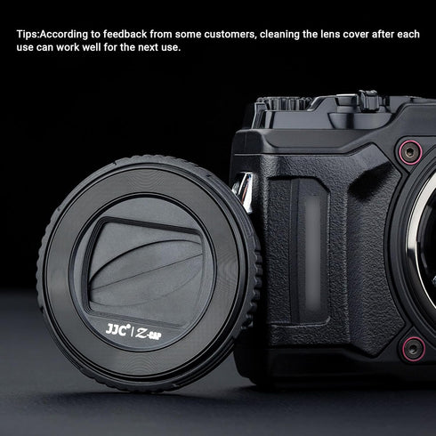Lens Protector Cover for Olympus TG-7 TG-6 TG-5 TG-4 TG-3 TG-2 TG-1 Camera, Rotating Lens Cap, Replaces Olympus LB-T01