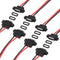 8pcs USB Connector Type-C Female Chassis 2 Pin for DIY, Waterproof USB C Pigtail Cable Extension