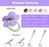 Ouligay 5PCS 360 180Angle Flower Phone Ring Holder Grip Cute Metal Phone Ring Stand Rotating and Adjustable Ring Holder