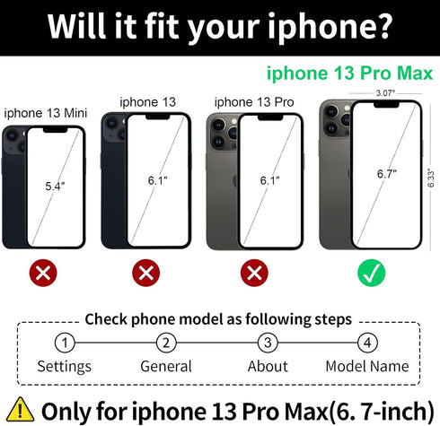 CASEOWL iPhone 13 Pro Max Wallet Case, Magnetic Detachable Leather Flip with 9 Card Holder, Strap, Marble Purple