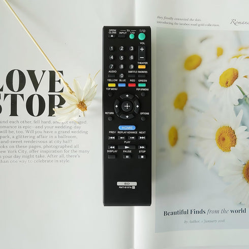 Replaced RMT-B107A Universal Remote Control – for Sony Blu-ray Remote, DVD Player, Home Theater Cinema System