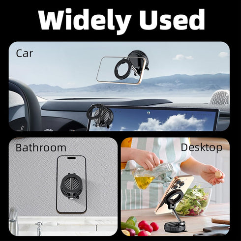 Quartdaxy 17/17 Pro/17 Max/Air/16 15 14 13 12 360 Magnetic Car Phone Holder for iPhone Pro Pro Max Plus mini