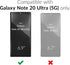 Crave Dual Guard Case for Galaxy Note 20 Ultra, Shockproof Protection Dual Layer Case, Slate
