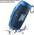 Silicone Case Cover for JBL CHARGE 5 Portable Bluetooth Speaker, Waterproof Rubber Carrying Pouch (Blue)