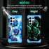 Miqala for Galaxy S22 Ultra 5G Case, Glow in The Dark Three Layer Heavy Duty Shockproof Full Body Protection Hard