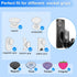 CD Slot Car Grips Phone Holder,CD Slot Phone Holder for Grip/Socket,CD Slot Socket Mount Compatible with Magsafe Wallet Black iPhone Samsung Card Holder