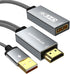 HDMI to Displayport Adapter, 4K@60Hz Active HDMI Male to DP Female Converter for PC, NVIDIA, AMD, PS4/5