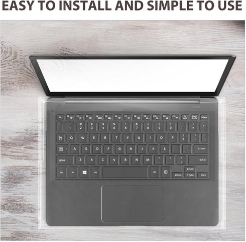 Veemoon Clear Acrylic Keyboard Cover, Transparent Protector for 15.6inch Laptop, Dust Cover for Computer Keyboard