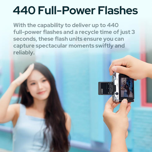 GODOX iM22 5 3s 440 Mini Camera Flash On-Camera Flash Speedlite Power Levels Recycle Time Full Power Flashes