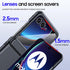 CENMASO Razr Plus Case for Motorola Razr Plus, Slim Shockproof Cover with Hinge Protection & Screen Protector - Black