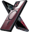 Magnetic Galaxy S22 Ultra Case, Black Slim Protective Translucent Matte, Compatible with MagSafe, 10 FT Military Grade