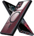 Magnetic Galaxy S22 Ultra Case, Black Slim Protective Translucent Matte, Compatible with MagSafe, 10 FT Military Grade