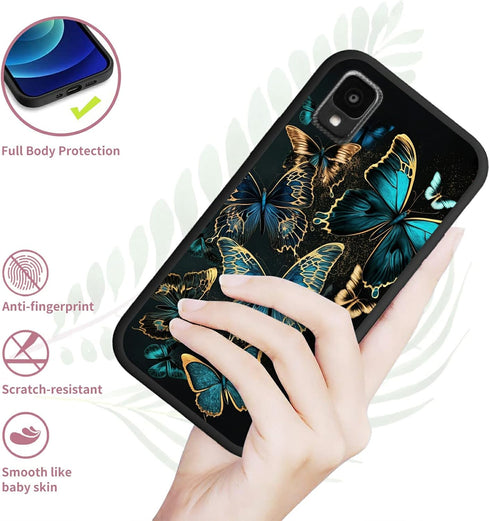 Case for TCL 30Z T602DL, Full Body Slim Fit Ultra Thin Flexible TPU Silicone Shockproof Protective Soft Case for