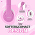 JoySpark Kids Bluetooth Headphones, Lightweight Wireless Headphones with 60 Hours Playtime, Volume Limited - Over-Ear