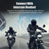 FreedConn Motorcycle Bluetooth Headset F1, Helmet Intercom with CVC Noise Cancellation, Universal Pairing, IP67