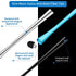 Outus 8 Pieces Waist Stylus Pens with 8 mm Rubber Tips, Compatible with iPhone, iPad, Tablet, 8 Colors