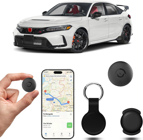 myclong Mini GPS Tracker for Vehicles Car Tracker Device Hidden with Magnetic Silicone