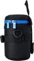 JJC Water Resistant Deluxe Lens Pouch Case Bag, Compatible with Canon RF 85mm f2 Macro, EF 100-300mm, Nikon 70-300mm