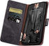 SUANPOT Leather Wallet Case for Samsung Galaxy A71 5G, RFID Credit Card Holder, Flip Folio Book Cover, Shockproof Black
