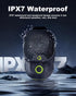 GOTOOLZ 5.4 12Hrs IPX7 Wearable Bluetooth Speaker, Bluetooth Clip On Wireless Speaker with Mic, TWS Function, Playtime
